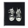 Notebook 48l CL on the crest of male style on black, region charts, mat lamas, block offset mix