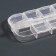 Organizer for decor, 12 cells, 13 × 5.3 × 1.3 cm, the color is transparent