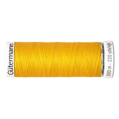 SEW-HALL thread for all materials, 200 m, 748277 (106 dark yellow)