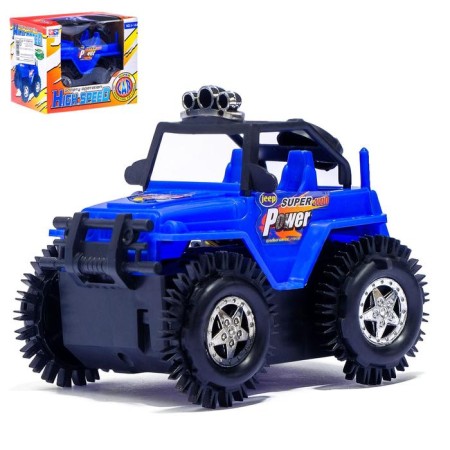 Jeep-transplant "All-terrain vehicle", works from batteries, color mix