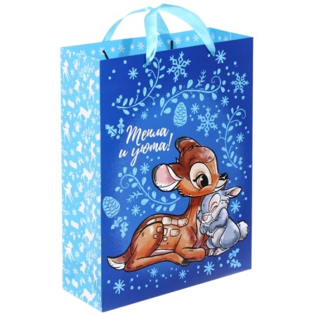 New Year. Gift package, 31x40x11 cm, packaging, Bambi-1