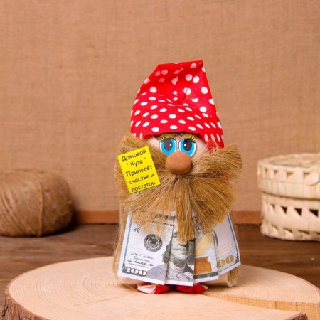 Caregrap "Brownie with dollars", 20 cm, mix-9