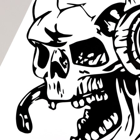 Stick 3D interior skull-gamer 87*57cm-1