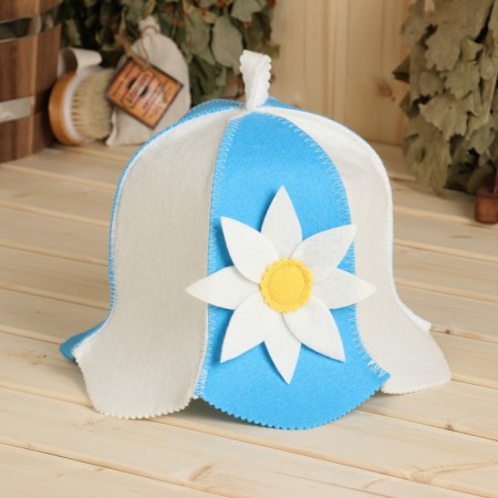 Hat for the bath "Bell. Flowers"