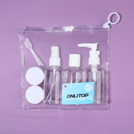 Storage set, in a case, 6 objects, white/transparent color-11