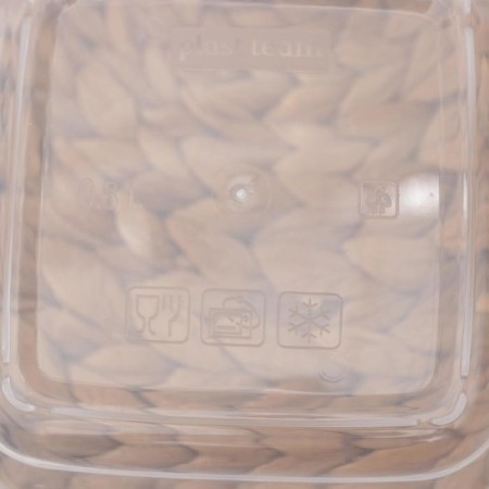 Container for products with latches, 800 ml, sealed cover, transparent color-3