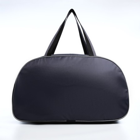 Road bag with zipper, gray color-1