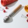 Spoon for ice cream shade "Valdai", 21 × 4.3 × 2.5 cm, stainless steel, beige color, chrome