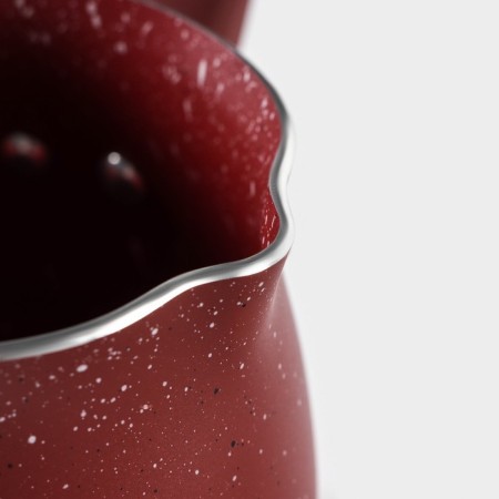 Turko Turdo, 450 ml, plastic handle, anti -stick coating, burgundy color-3