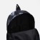 A backpack with a zipper, 3 external pockets, black/gray color