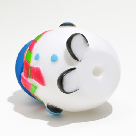 New Year. Brying toy for dogs "Snowman", vinyl, 6.7 x 8.5 cm-3