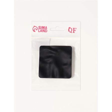 Mirror folding quad (2) s/took 7*7 cm wave matte black bag QF-5