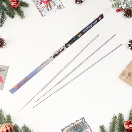 Bengal lights, 65 cm, 3 pieces, "New Year"