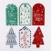 A set of decorative nameplate "Time of Magic", 17x15 cm, New Year