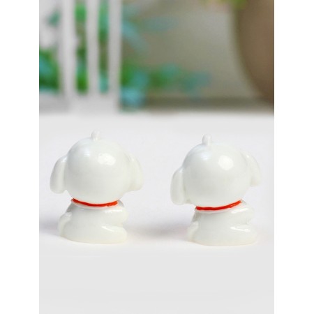 Miniature Puppet "Dog", set 2 pcs., Size 1 pc. - 2.7 × 2.4 cm-1