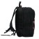 Youth backpack, 40 x 28 x 18 cm, ergonomic back, Stavia "Broken", black