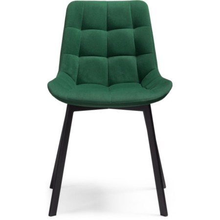 SHELS on a metal frame Chelsea Metal/velor, black/green 50x60x80 cm-1