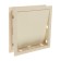 Vento cat door door, 200 x 200 mm, 40 mm opening, ivory