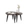 Tables DQ Malit NUT D600 (500), H450 (400), Black Muar, MDF Dark Tree