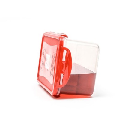 OURSSON plastic container, CP1503S/RD, red cover, 1.5 l, rectangular-1
