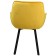 Chair "Quint", velor tenerife turfuum / Black metal