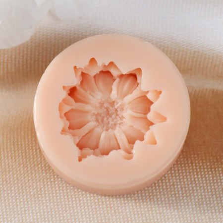 Mold Silicon "Calendula" 3.5x3.5x0.9 cm-1