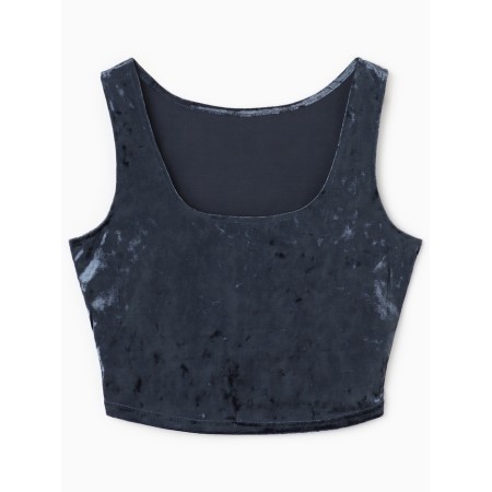 Top female kaftan "velvet", 40-42, gray-8
