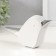 Souvenir Ceramics "Bird" White with silver 15.5x3.3x9 cm
