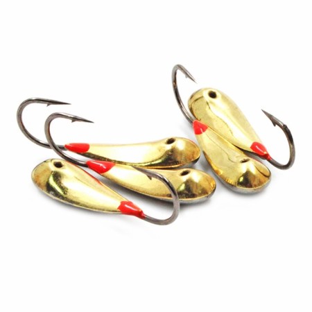 Mormyshka soldering Yaman Uralka, weight 2.5 g, kr. No. 4. Brass, packaging 5pcs.