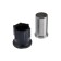 ACCOONA A4522F kitchen mixer, 1-crap, silumin, 35 mm cartridge, black