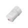 Portable socket, 10a, with salary, 220 V, white, retail packaging