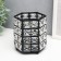 Summary Metal for 1 candle "Crystals" multi -ruble black 12x11x11 cm
