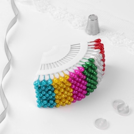 Portnovsky pins "drop", 54 mm, 18 pcs, color mix-2