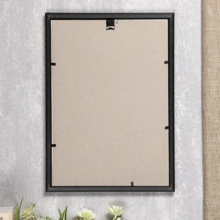 Photo frame plastic 21x30 cm black (189)-3