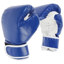 Boxing pitch puffs, blue color
