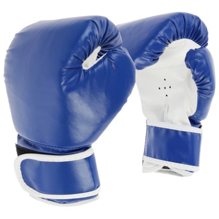 Boxing pitch puffs, blue color