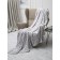 Blanket-worshiped, "imperial", size 180x200 cm, color gray color