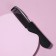 Folding comb “QF”, 17.5/9.7 × 3 cm, black color