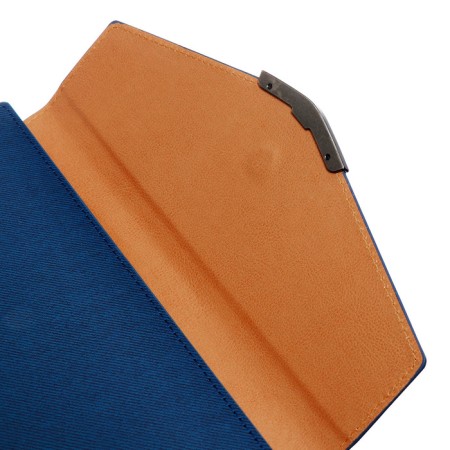 Organizer, A5, 140 sheets, cage, cover of the leatherette "style", blue-5