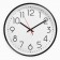 Wall clock, series: classic, smooth move, d-30.5 cm, black