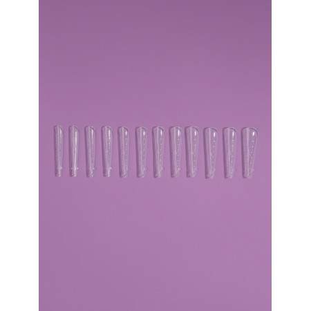 Upper forms for building in a container, 120 pcs, 12 sizes, color transparent color-4