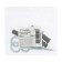 Screw-ring, with dowel, tundra, 8 mm white zinc 3 pcs