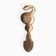 Spoon rake, wallet talisman New Year's “New Year: for an increase in income”, 7 x 7 cm