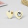 Clips children's "chosen" heart, color beige-brown