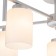 The lamp on the ESCADA rod, 1142/5p Silver. 5x60W, E27, 600x600x275 mm, silver color