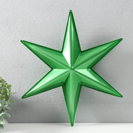 Figure "Star of Pereniamus" Little Green metallic, 31x35.5 cm-1