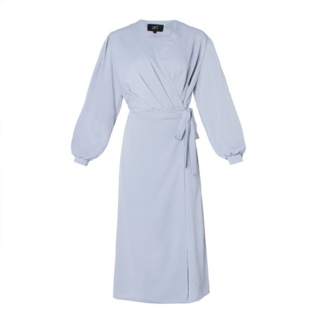 Women's dress Mist, Plus-Size, R.58, gray-blue-7