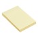 Block with a sticky edge of 51 mm x 76 mm, 80 sheets, pastel, yellow