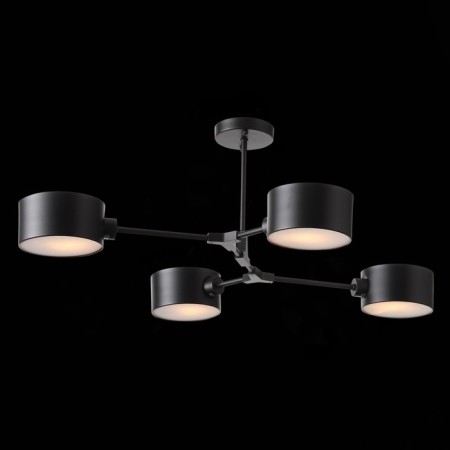 Ceiling EVOLUCE lamp. Sle183402-04. Gemento. 4x60 watts, E14, 68x71.5x32 cm, black color-3