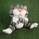 Garden figure "Cat" Gray, 22x33cm
